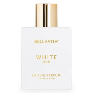 BELLAVITA White Oud Unisex | Long Lasting Perfume for Man and Woman Oud, Citrus, Spicy Premium Fragrance Perfume for Men & Women | Great for Everyday Use