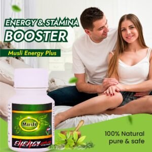 Hashmi Musli Energy Plus Capsule | Ayurvedic Medicine - For Stamina, Muscle Growth, Immunity & Overall Wellbeing