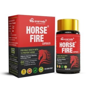 Horse Fire Capsule, Strength & Stamina Booster For Men Wellness (Pack of 60 Capsules), 150 grams