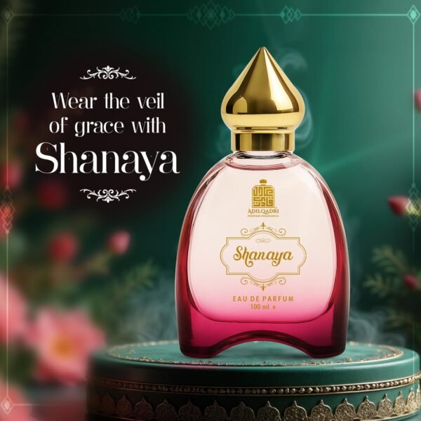 Adilqadri Shanaya Perfume for Men & Women | Arabic & French Blend | Long-Lasting Eau De Parfum with Chocolate, Amber & Woody Notes | Ideal Gift for Him & Her | 100ML Luxury Fragrance